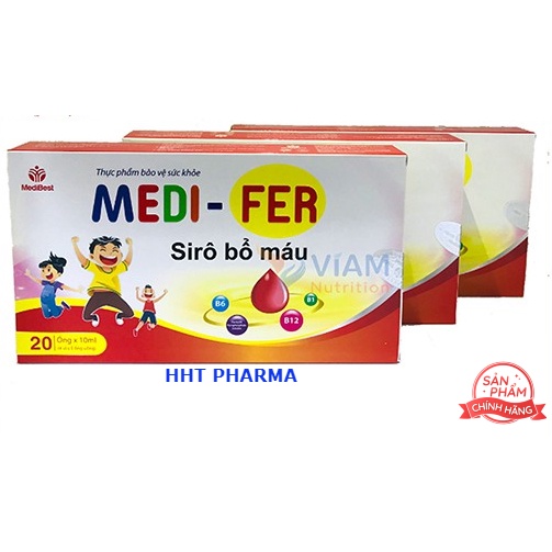 MEDI FER - SIRO BỔ MÁU - BỔ SUNG SẮT CHO PHỤ NỮ CÓ THAI