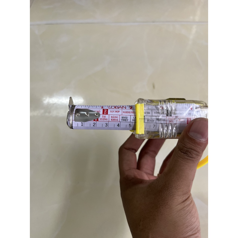 Thước Kéo 5m 7.5m Số To, Có Lỗ Bang