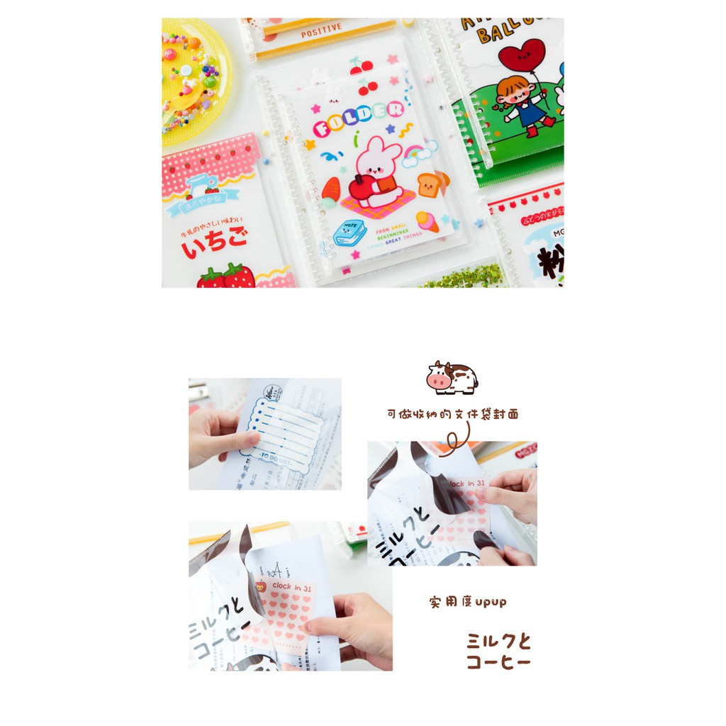 Sổ Còng B5/A5 Smart Ring Binder 💖 MGZC - MARSHMALLOW PLANET Binder Sổ Còng Giấy Refill Sổ Planner Bullet Journal