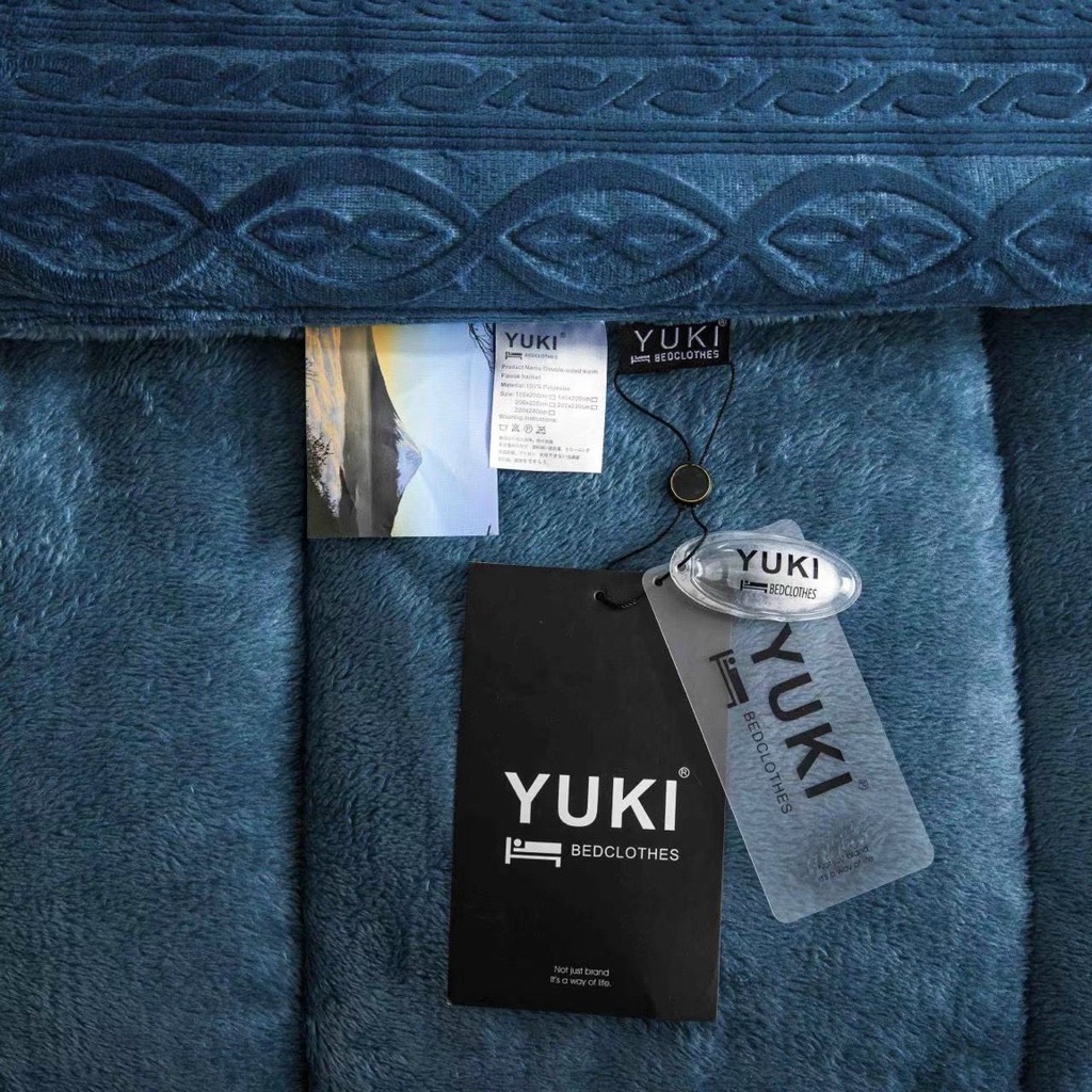 Chăn lông cừu YUKI Nhật mới nhất 2022-siêu ấm-siêu mềm mượt EMIN Bedding