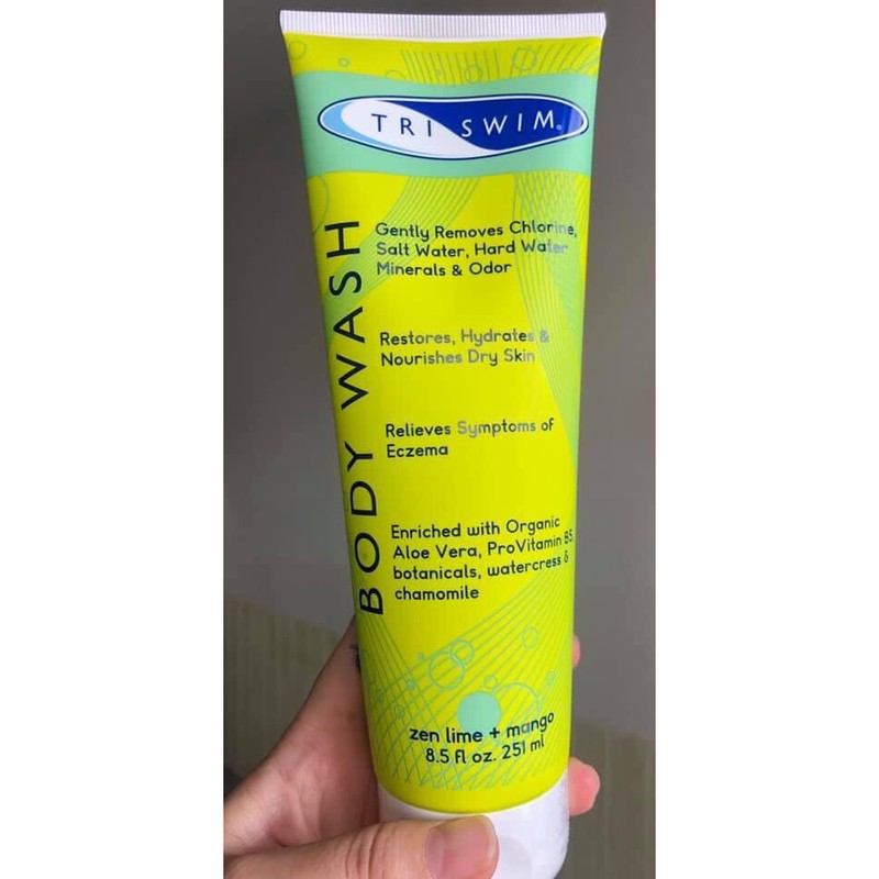 Sữa tắm Triswim 251ml dùng cho đi bơi mẫu mới 2020 màu vành chanh | BigBuy360 - bigbuy360.vn