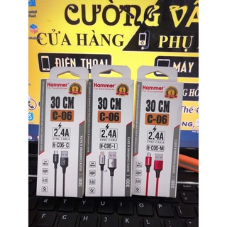 CÁP SẠC NHANH HAMMER 30CM - C06