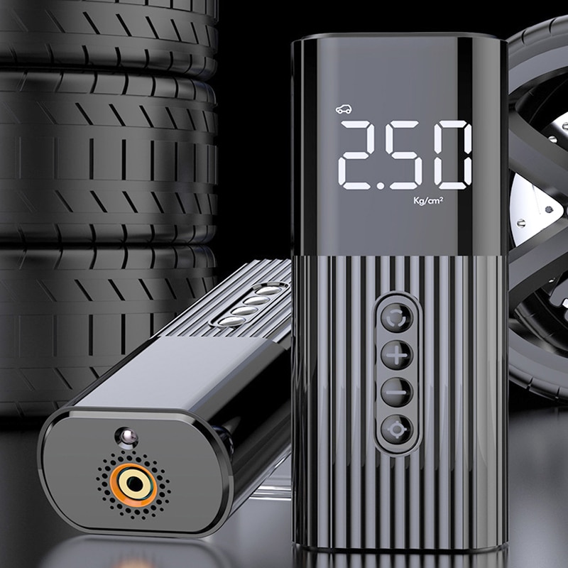 Ống Bơm Bánh Xe Hơi Mini Áp Suất Cao 12V 150PSI