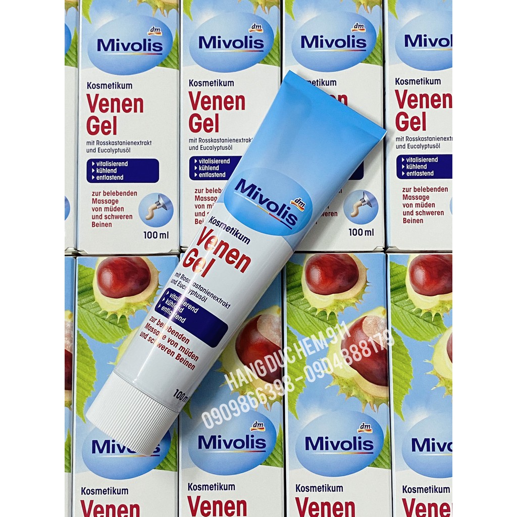 Gel giảm giãn tĩnh mạch Mivolis Venen 100ml nội địa Đức