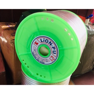 DÂY HƠI PU LION KHÍ NÉN ỐNG 8*12mm *100 MÉT - MÀU TRẮNG TRONG