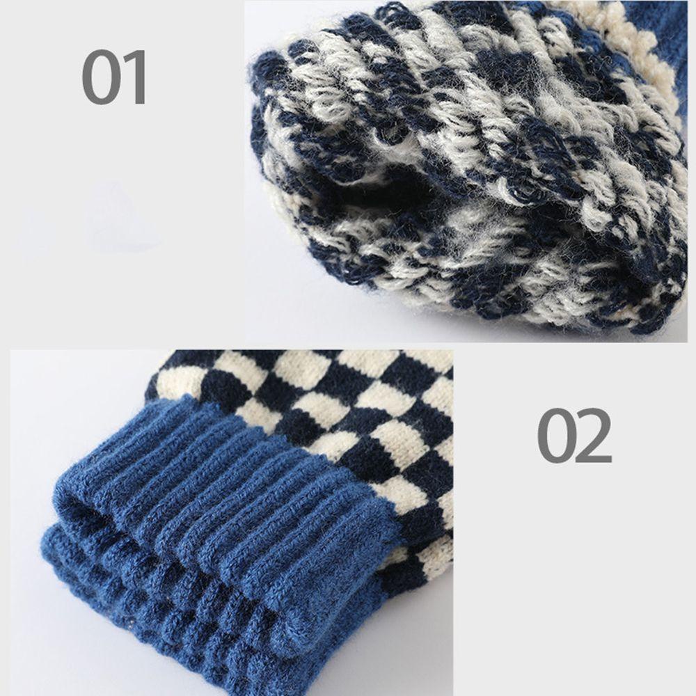 VANES1 1 Đôi Găng Tay Giữ Ấm Thời Trang Có Thể Chạm Màn Hình Cảm Ứng