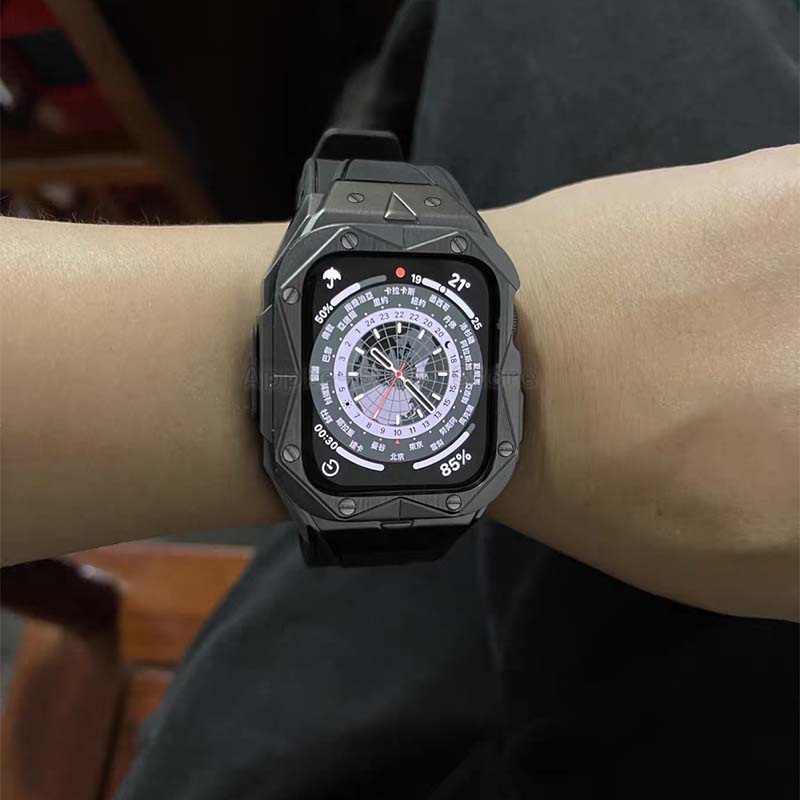 Dây Đeo 44mm 45mm Luxus Mod Cho Đồng Hồ Thông Minh Apple Band Ultra 8 7 Runnber 8 7 se 6 5 4