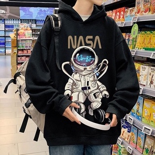 Áo Khoác Hoodie Unisex Nam Nữ In Hình NASA Form Rộng Ulzzang HD05