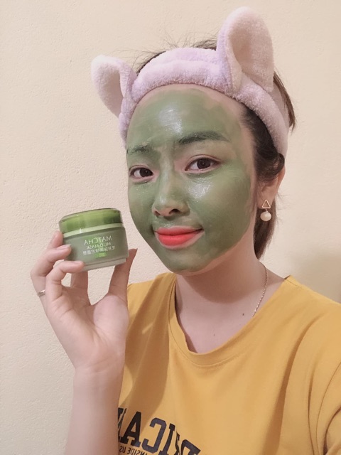 Mặt nạ làm đẹp da nờ thâm nám trà xanh Matcha