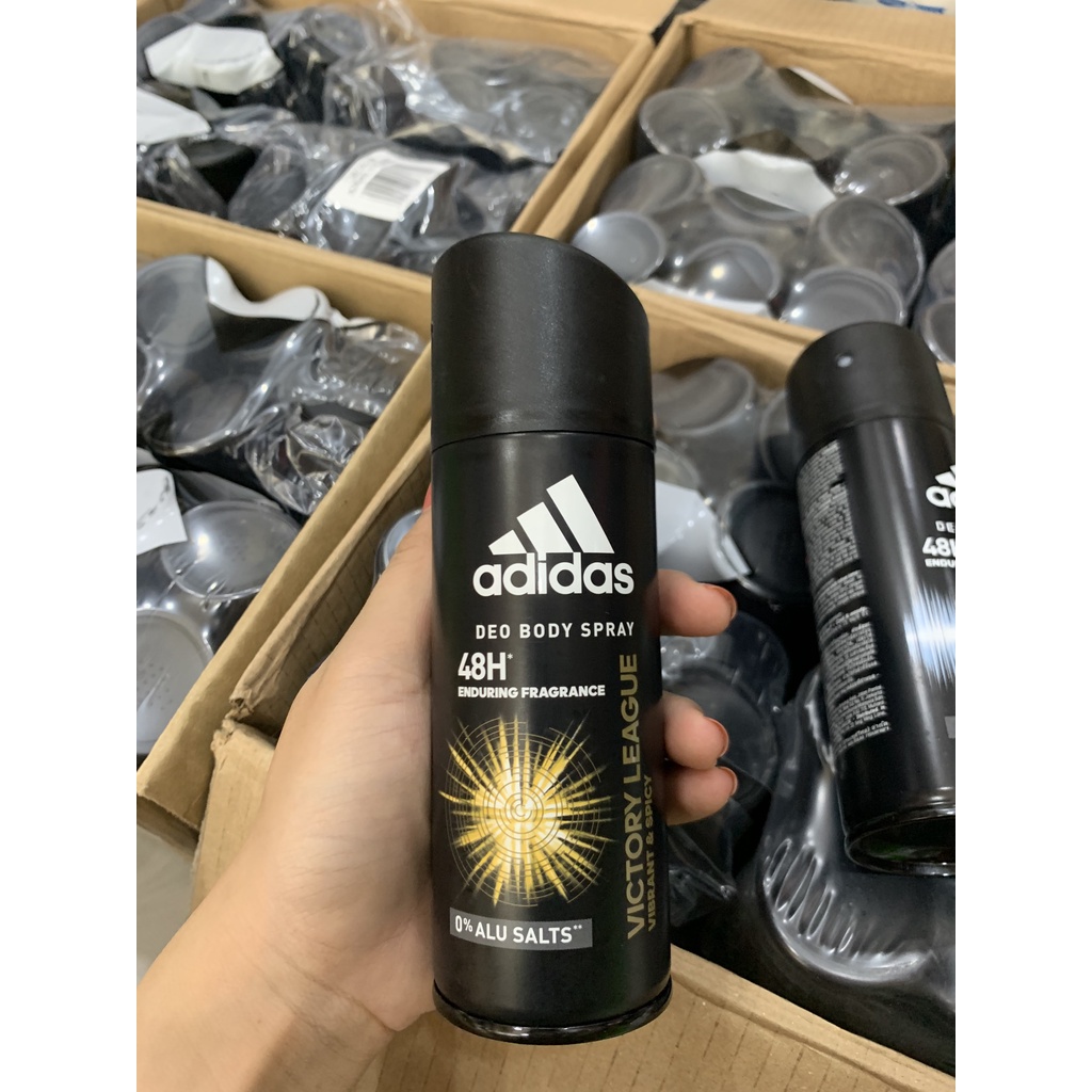 Xịt Khử Mùi Nam Adidas Deo Body Spray 48H 150ml Lưu Hương Toàn Thân Phong Cách Lịch Lãm, Nam Tính