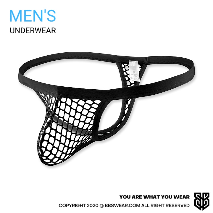 Quần lọt khe dạng lưới cho nam BBS WEAR Đêm nồng cháy Jockstrap Thongs - QJ01