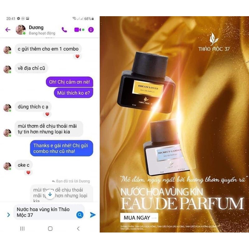 Nước Hoa Vùng Kín Thảo mộc 37, Nước Hoa Vùng Kín  Eau De Parfum lưu hương suốt 48 giờ | BigBuy360 - bigbuy360.vn