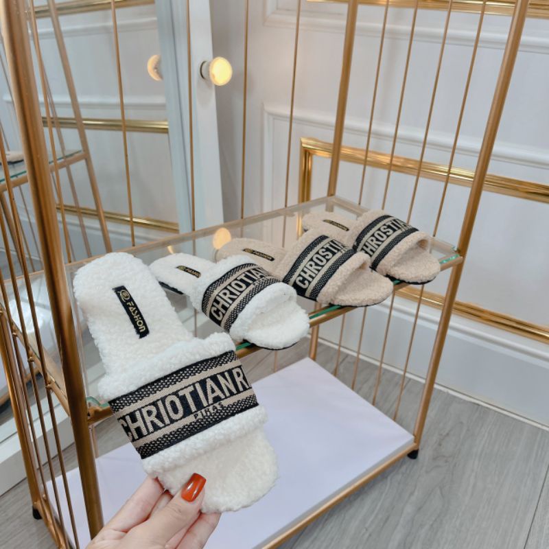 tit Dép Lông Quai Ngang Mềm Êm Hàng Đẹp