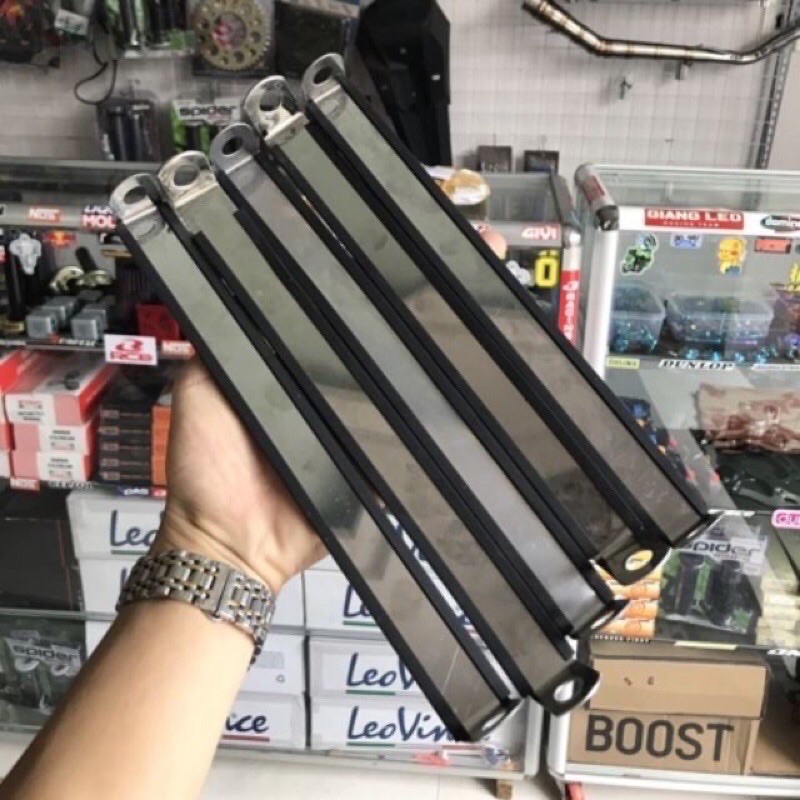 Pát Bas treo pô tăng inox , cho các loại pô tăng nổ " luôn cao su "