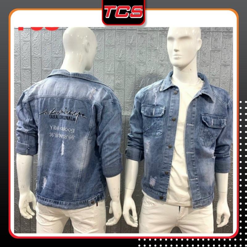 Áo khoác jean nam ,khoác bò Cao Cấp Nhiều Mẫu Cực Hot TCS 01