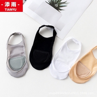 Vớ Lụa Cổ Thấp Hở Ngón Chống Trượt Cho Nữ