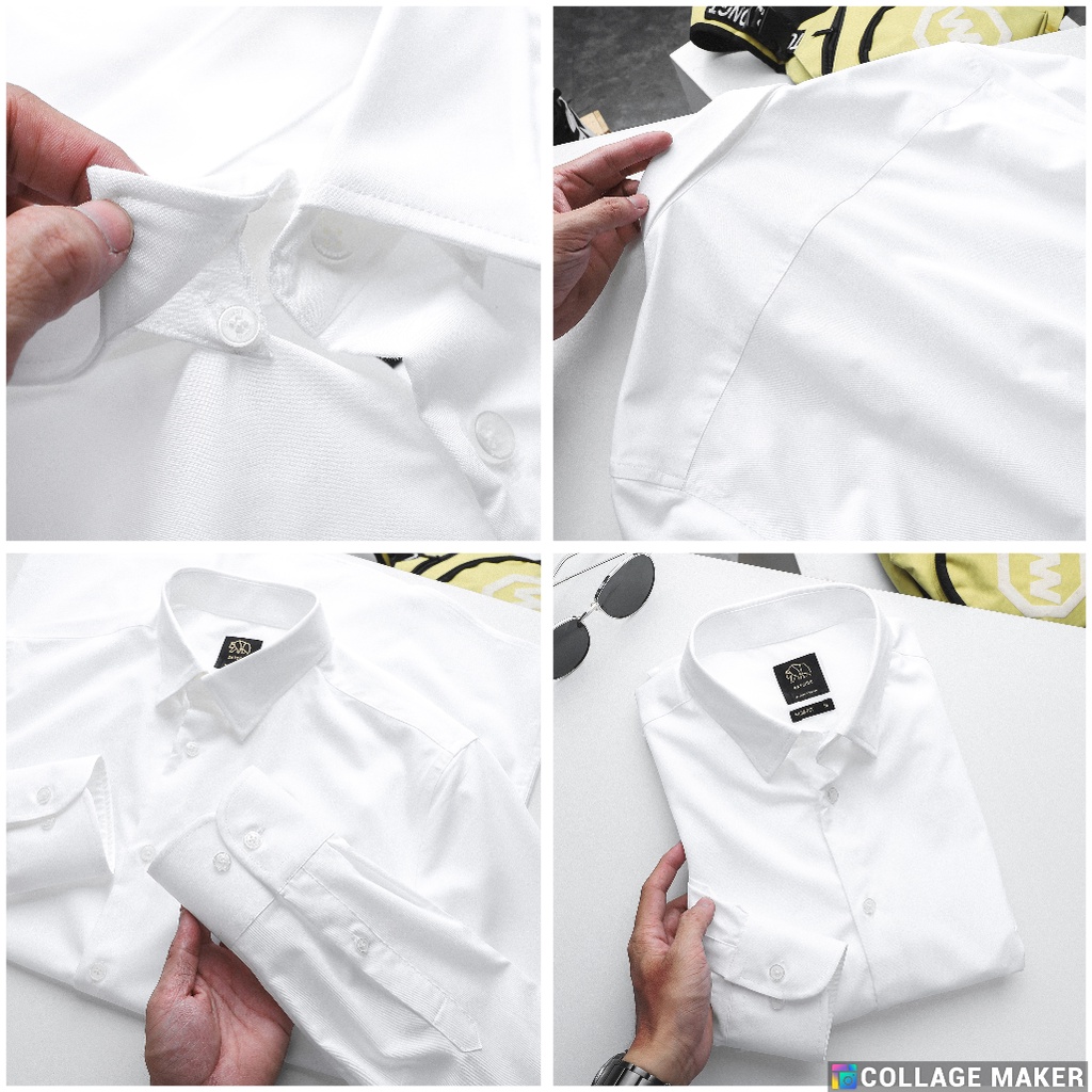 |Hẻm Store| Sơ mi nam Satoshi SASM50 chất liệu cotton tay dài 4 màu form slimfit phong cách trẻ trung dễ phối đồ