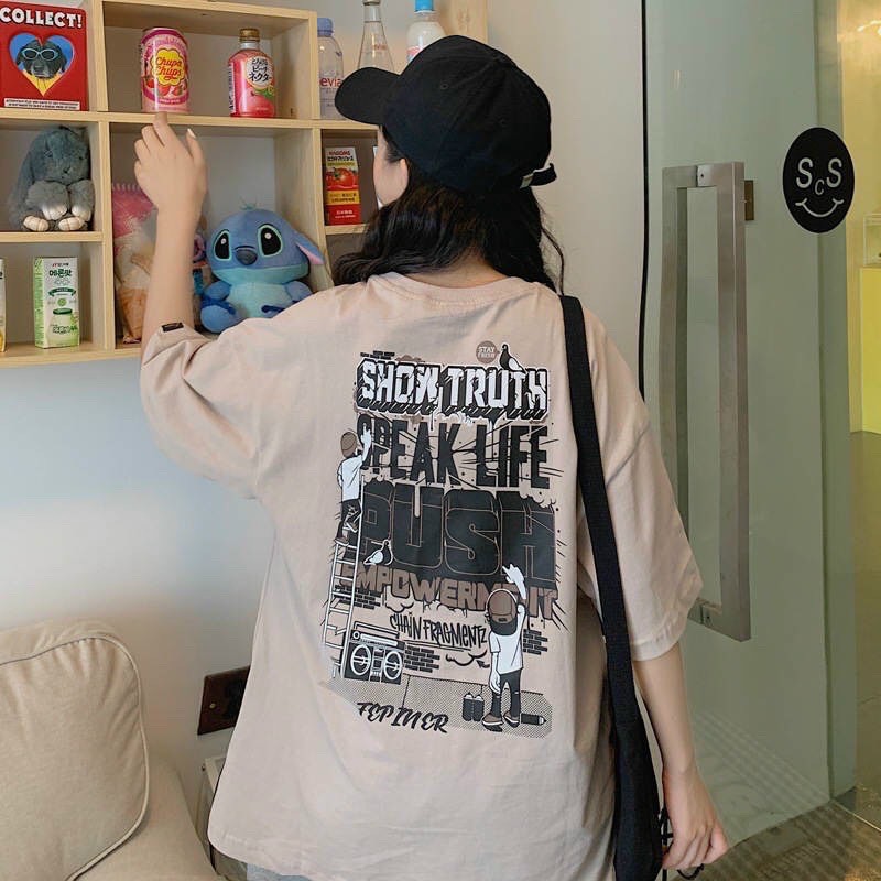 Áo thun HONEST YOU nam nữ form rộng tay lỡ - Trùm Chuyên Sỉ Thời Trang | BigBuy360 - bigbuy360.vn