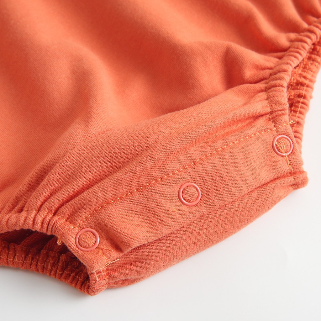 Sanlutoz Bộ Áo Liền Quần Tay Dài Chất Cotton Hoạ Tiết Hoạt Hình Đáng Yêu Cho Bé