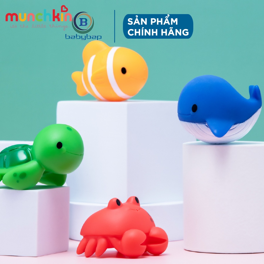 Bộ 8 Sinh Vật Biển Munchkin Phù Hợp Với Bé Từ 9 Tháng Tuổi Trở Lên