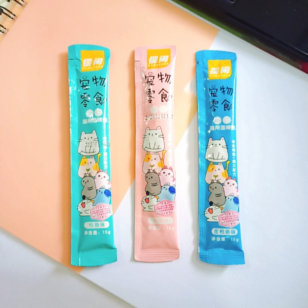 Combo 50 thanh Súp thưởng cho mèo Shizuka Catfood 15g
