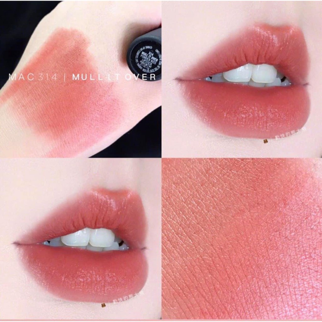 Son Mac Rettro Matte - Matte - Powder Kiss Lipstick, Hàng chính hãng Đủ Bill Bao Check