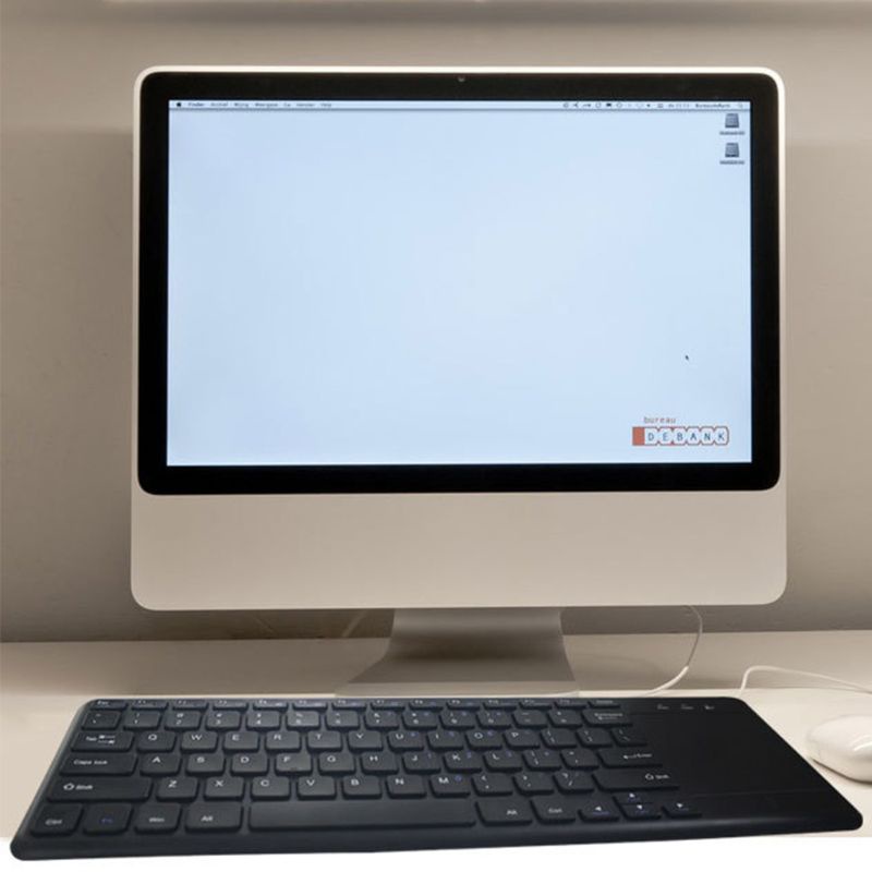 Bàn PhíM TíCh HợP ChuộT CảM ỨNg Không Dây 2.4G Htp PC Android Windows10 / 8 / 7 / Vista / XP