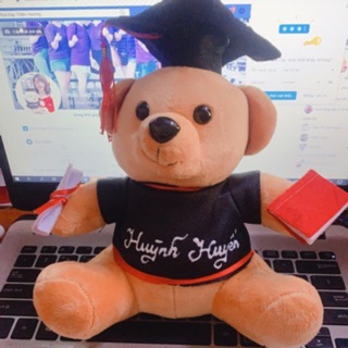 Gấu bông tốt nghiệp 20 cm