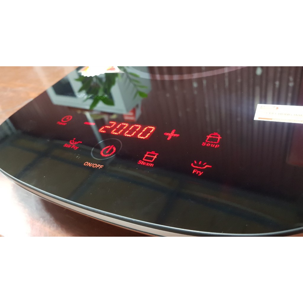Bếp Từ Đơn Hasuka HSK6868 - Cảm Ứng - Mặt Kính Cao Cấp - Tặng Xoong Lẩu inox304- BH 12 Tháng