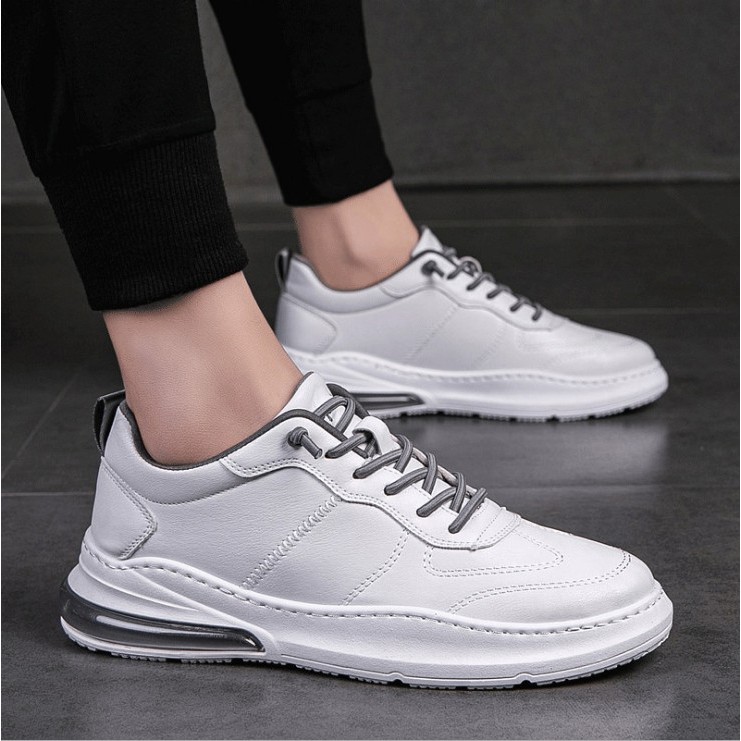 [ HOT SALE] Giày Sneaker nam thể thao màu trắng đế khâu cao cấp SP - 319 | BigBuy360 - bigbuy360.vn