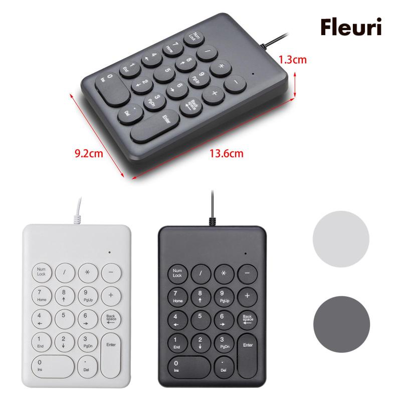 Bàn Phím Số 18 Phím Bền Bỉ Phong Cách Tiện Dụng