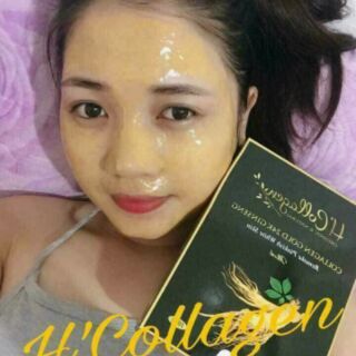 Mask collagen vàng 24k hồng sâm