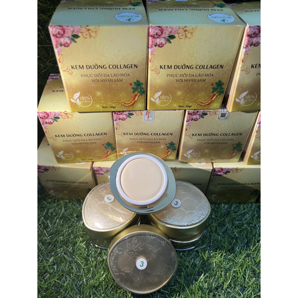 Kem dưỡng da nhân sâm hộp Oval mẫu số 3, chuyên sâu ngăn ngừa mụn, nám, đẩy lùi tác nhân gây mụn, liệu trình sau tái tạo
