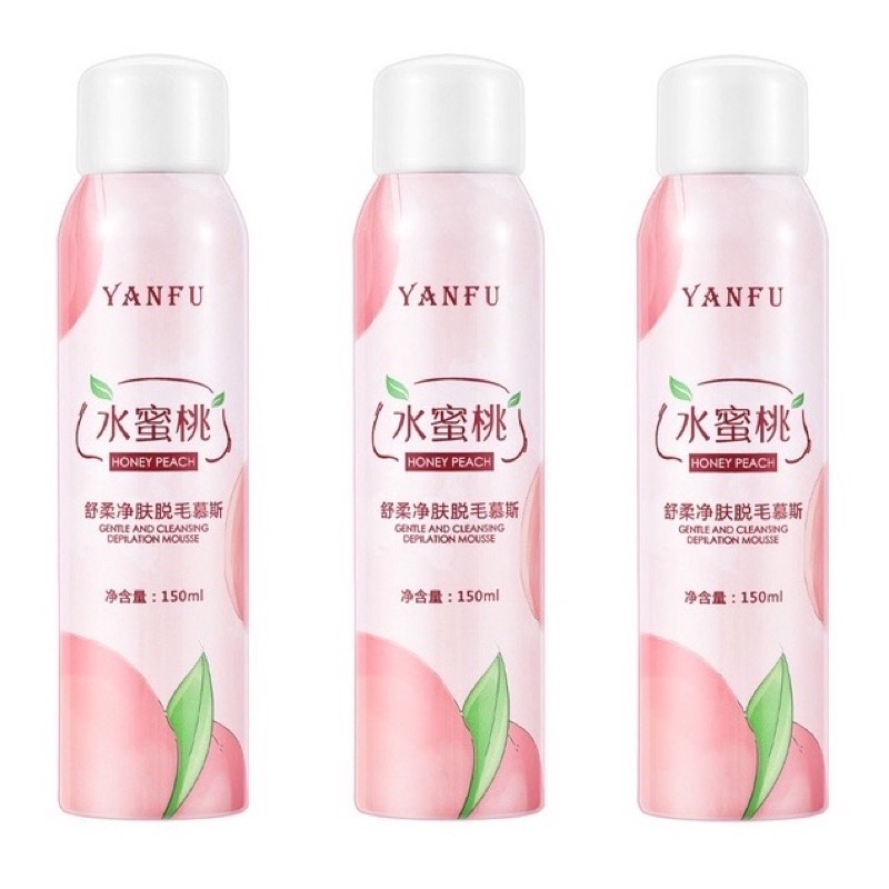 Chai Xịt Tẩy Lông Hương Đào chai 150ml