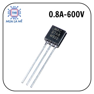 Triac mac97a8 0.8a 600v sot-23