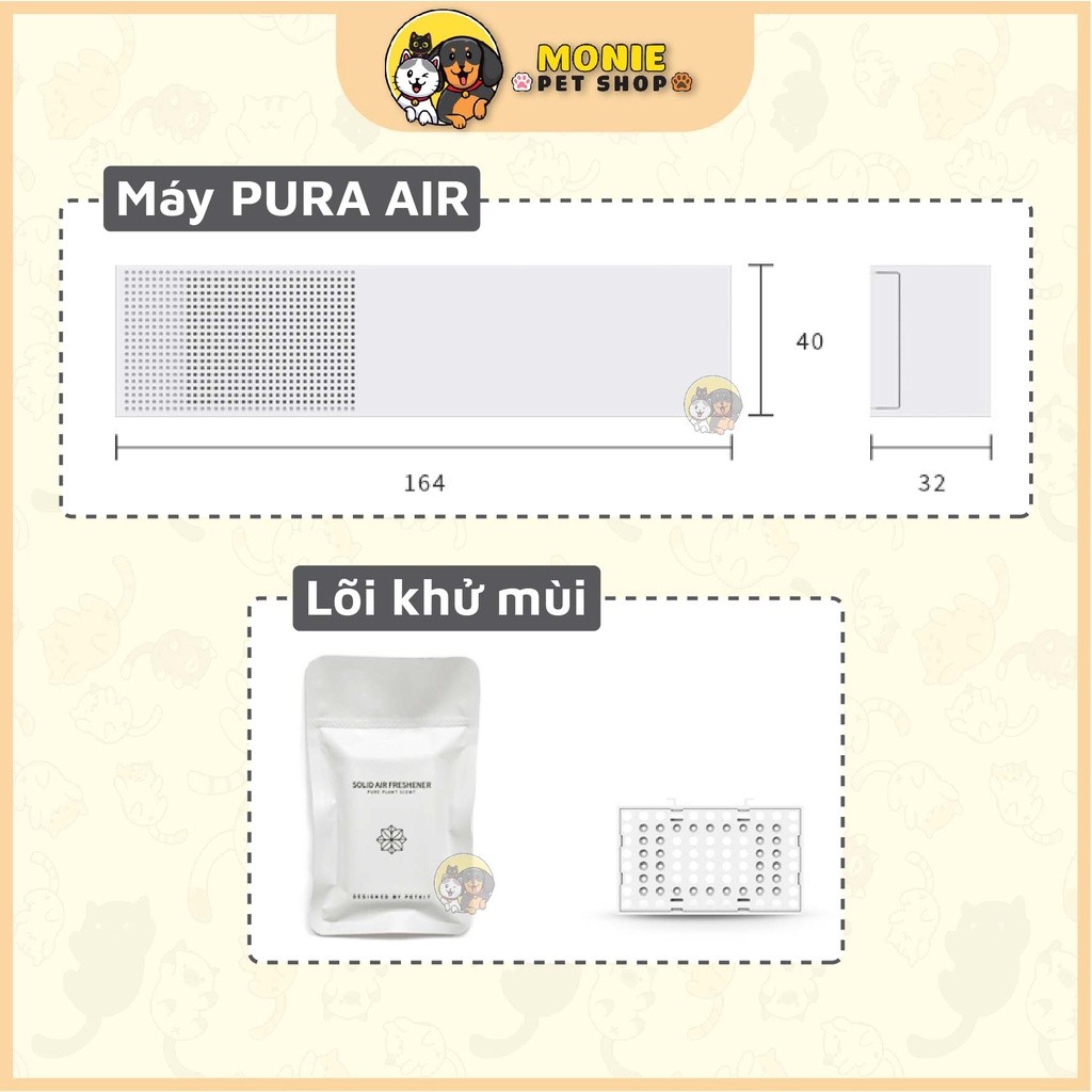 [Hỏa tốc] Máy Pura Air khử mùi, khử khuẩn không khí PETKIT