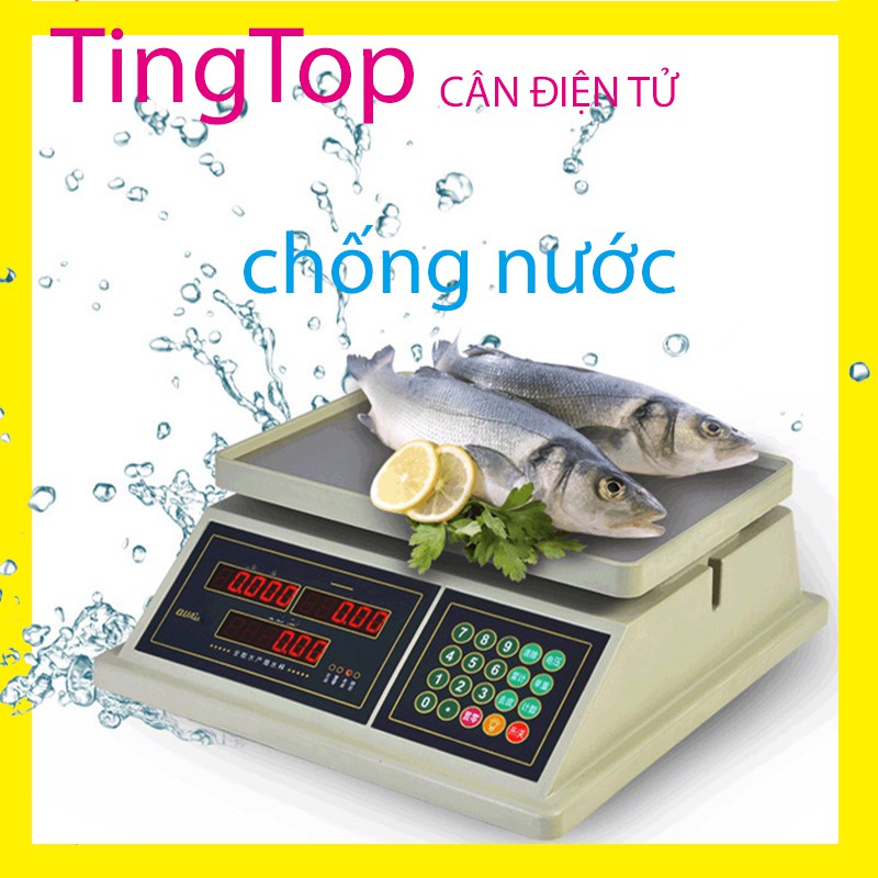 BẢO HÀNH 1 NĂM,CÂN ĐIỆN TỬ TÍNH TIỀN 30Kg/1g QUA 832 ,CHỐNG NƯỢC .HÀNG CAO CẤP