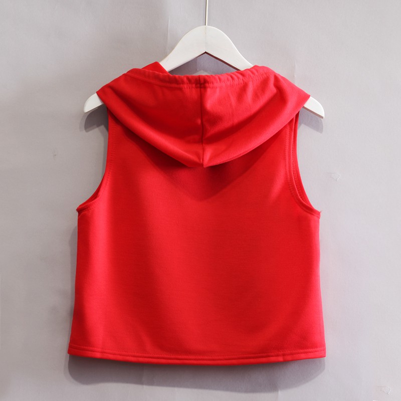 Đầm Hoodie Croptop Sát Nách Form Rộng Phong Cách Trẻ Trung