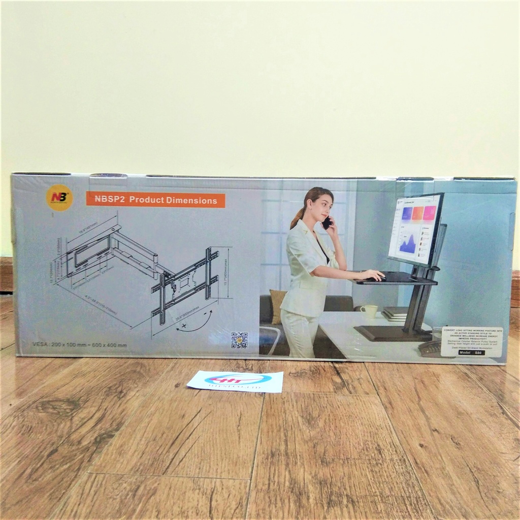 Gía treo vuông góc TV LCD NB SP2 40 -70 Inch - Hành chính hãng