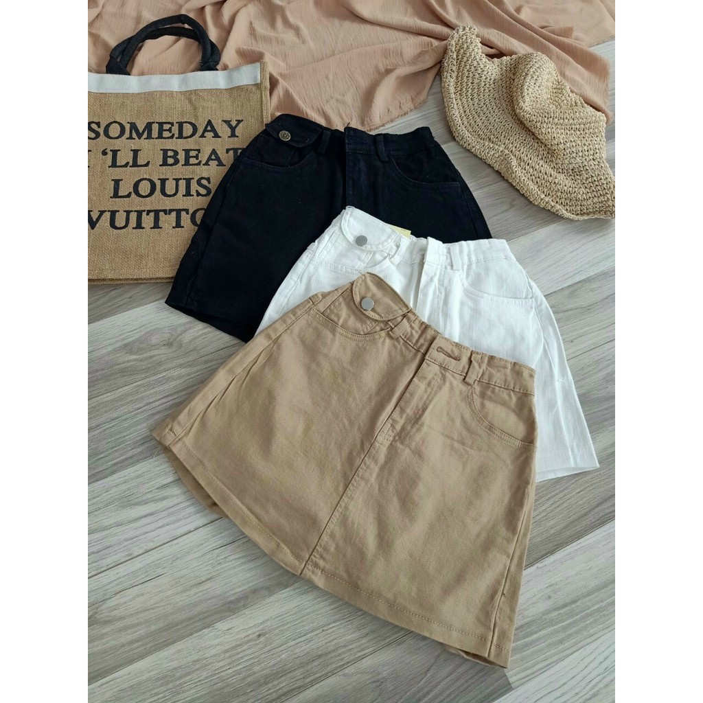 Chân váy ngắn chữ a HANOIJEA - Váy chữ a lưng cao siêu co giãn cao cấp hàng VNXK | BigBuy360 - bigbuy360.vn