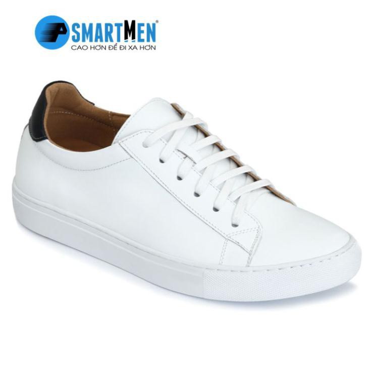 Hot Giày tăng chiều cao thể thao Smartmen GD108T Trắng ! HOT . < .
