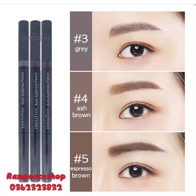 Chì Kẻ Mày Innisfree Auto Eyebrow Pencil