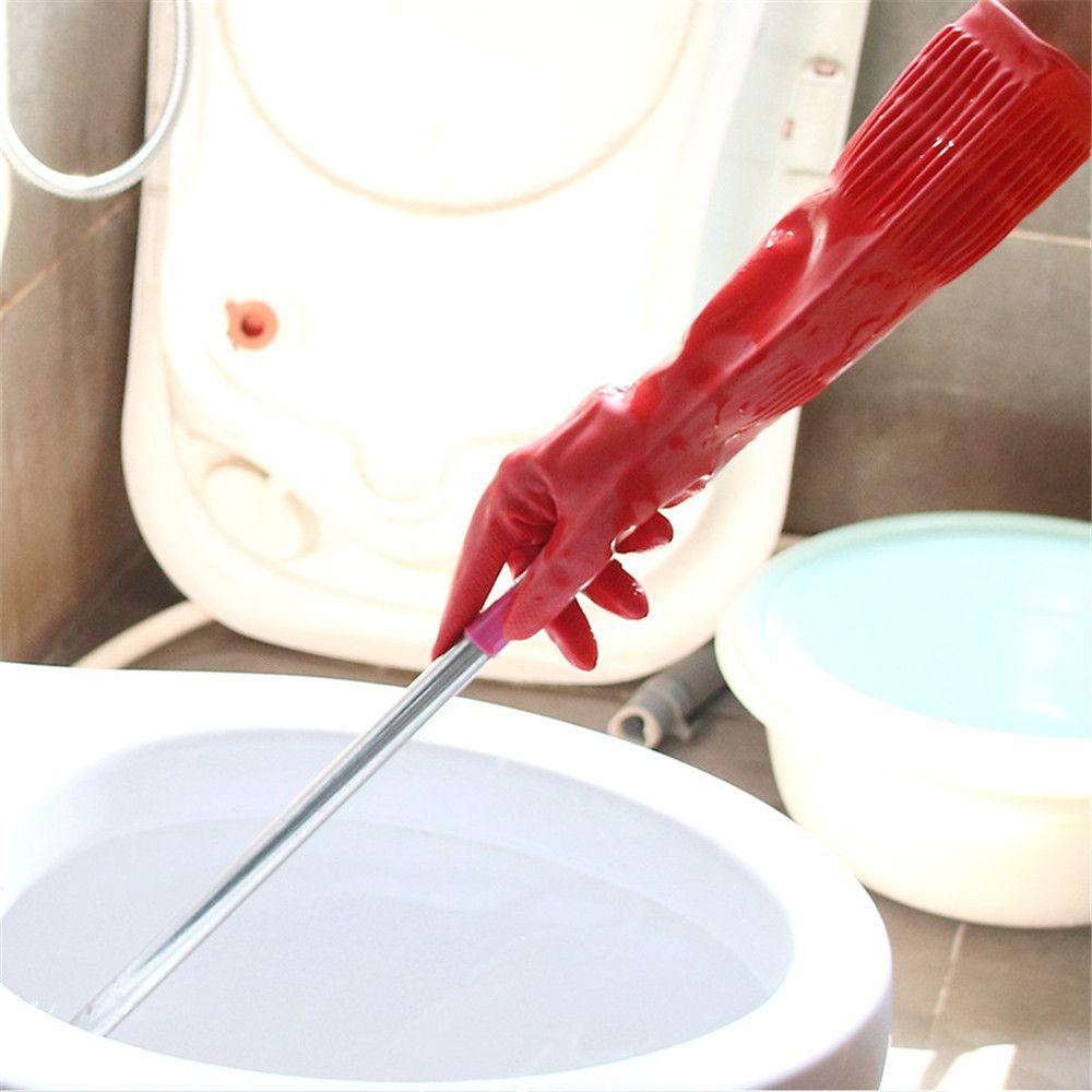 LANSEL 1 Đôi Găng Tay Cao Su Dài Chống Mài Mòn Dùng Làm Việc Trong Nhà