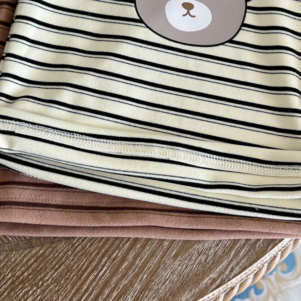 Bộ Áo Liền Quần Bằng Cotton In Họa Tiết Chú Gấu Dễ Thương Cho Bé Sơ Sinh 2339