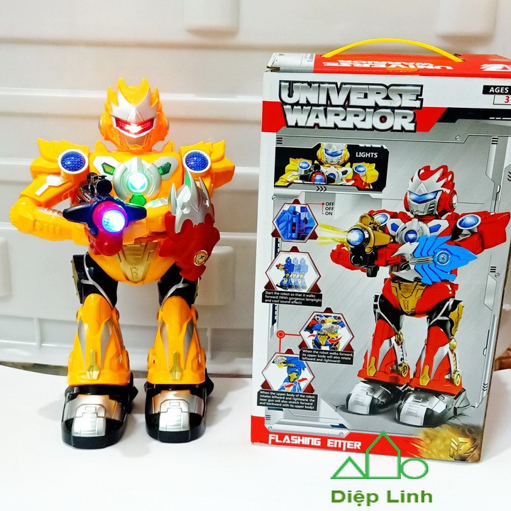 Đồ Chơi Robot Siêu Nhân Biến Hình Xài Pin Tự Động