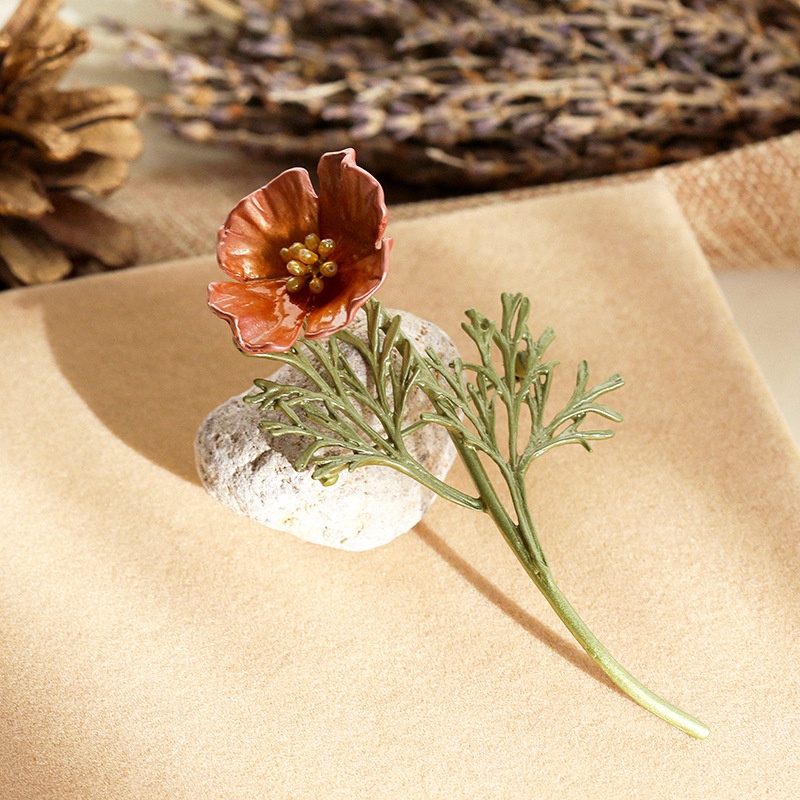 Trâm Cài Áo Hình Hoa Đính Ngọc Trai Sang Trọng Cho Nữ