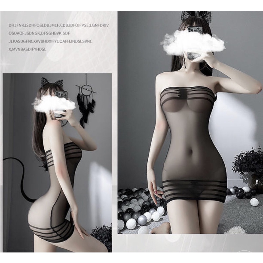 Váy ngủ Sexy FREE SHIP Bodystocking bó sát sexy xuyên thấu quyến rũ | BigBuy360 - bigbuy360.vn