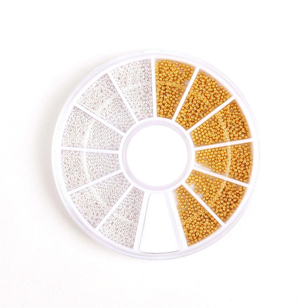 Đầu Móng Tay Giả Bằng Thép Không Gỉ Đính Hạt Charm