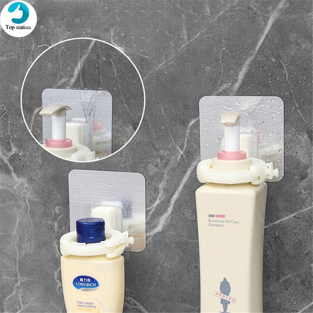 Giá đỡ chai sữa tắm gắn tường tự dính có thể điều chỉnh