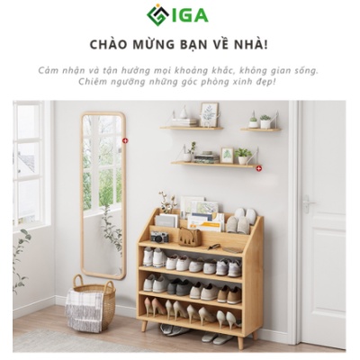 [SHIP HỎA TỐC]Kệ giày đa năng kết hợp giá sách phong cách hiện đại - GP160